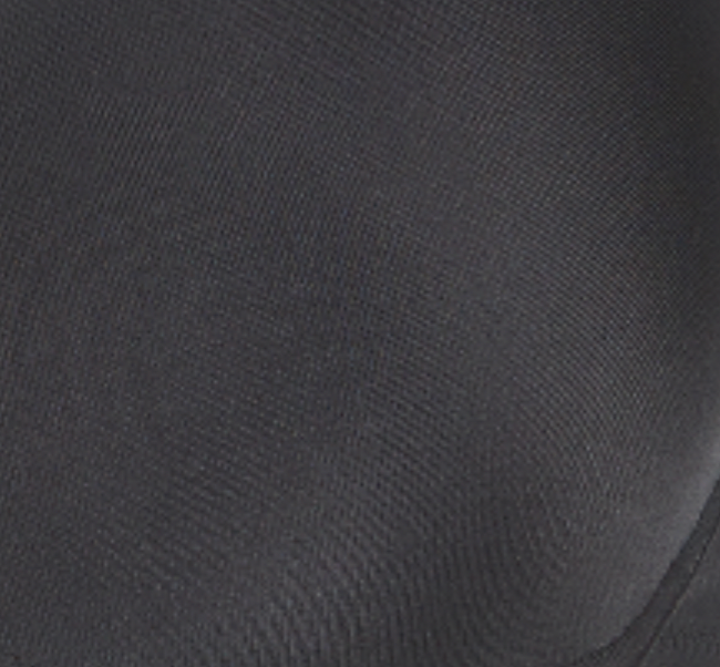 Close up of the fabric of black bra 